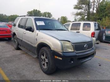  Salvage Mercury Mountaineer