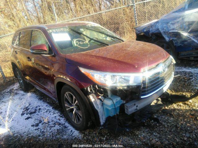  Salvage Toyota Highlander