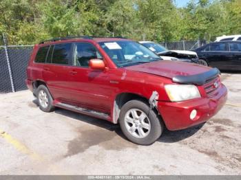  Salvage Toyota Highlander