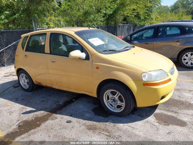  Salvage Chevrolet Aveo