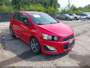  Salvage Chevrolet Sonic