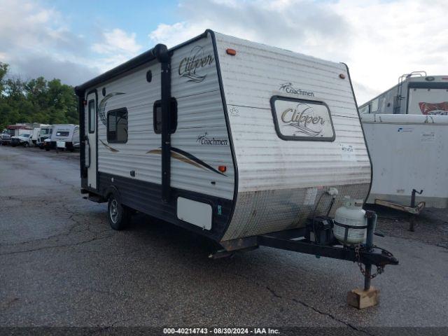  Salvage Coachmen Clippper Travel Trailer