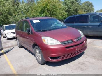  Salvage Toyota Sienna