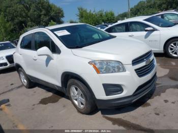  Salvage Chevrolet Trax