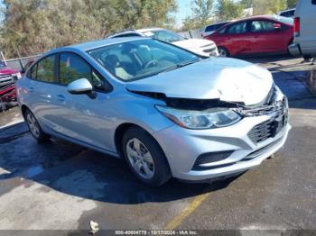  Salvage Chevrolet Cruze