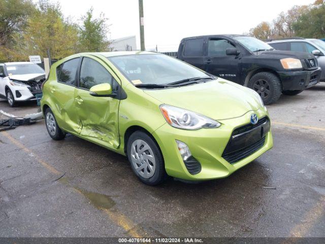  Salvage Toyota Prius c