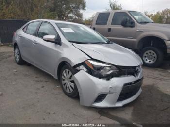  Salvage Toyota Corolla