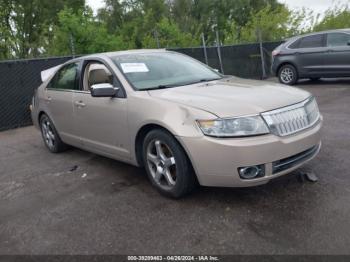  Salvage Lincoln MKZ