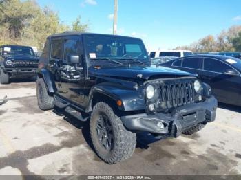  Salvage Jeep Wrangler