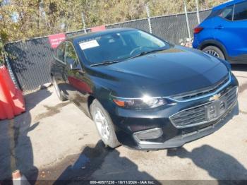  Salvage Chevrolet Malibu