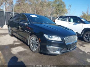  Salvage Lincoln MKZ