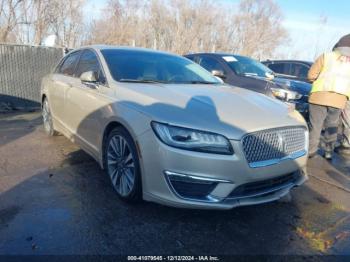  Salvage Lincoln MKZ