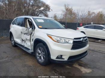  Salvage Toyota Highlander