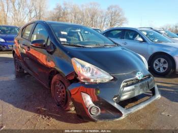  Salvage Toyota Prius c