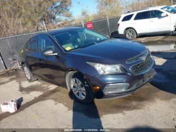  Salvage Chevrolet Cruze