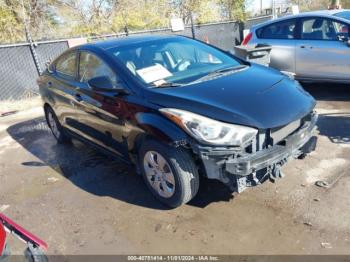  Salvage Hyundai ELANTRA