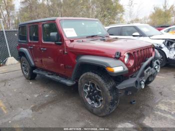  Salvage Jeep Wrangler