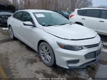  Salvage Chevrolet Malibu