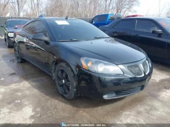  Salvage Pontiac G6