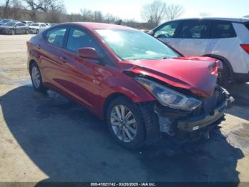  Salvage Hyundai ELANTRA