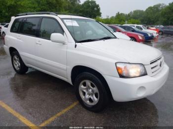  Salvage Toyota Highlander