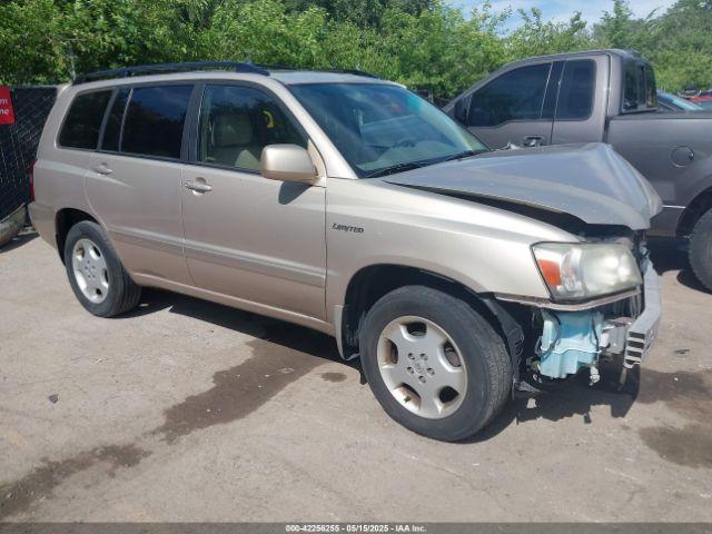  Salvage Toyota Highlander