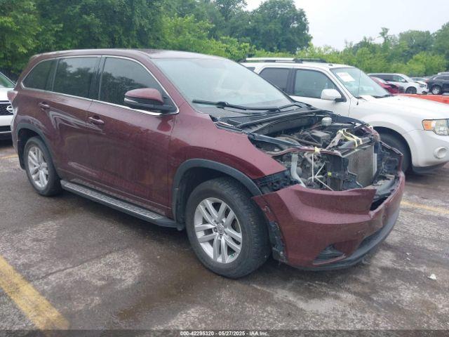  Salvage Toyota Highlander