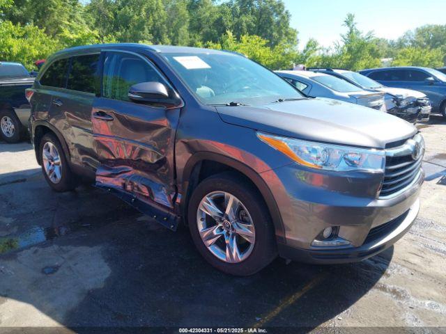  Salvage Toyota Highlander