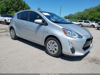  Salvage Toyota Prius c