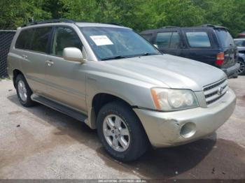  Salvage Toyota Highlander