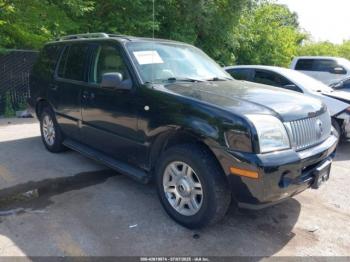  Salvage Mercury Mountaineer