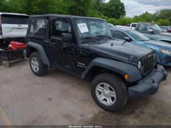  Salvage Jeep Wrangler