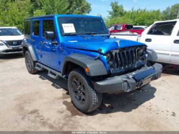  Salvage Jeep Wrangler
