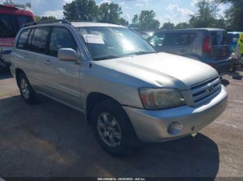  Salvage Toyota Highlander