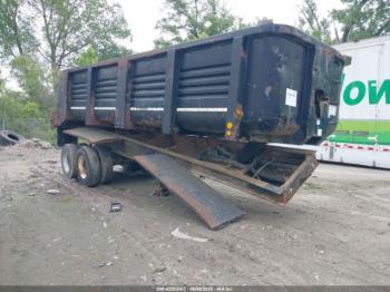  Salvage Clement Industries 22 Ft Dump Trl