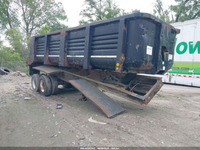  Salvage Clement Industries 22 Ft Dump Trl