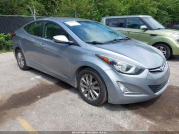  Salvage Hyundai ELANTRA