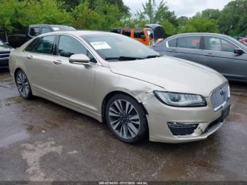  Salvage Lincoln MKZ Hybrid