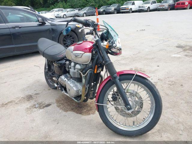  Salvage Triumph Motorcycle Bonneville