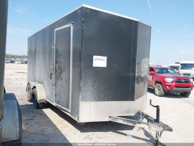  Salvage Impart Trailers 16  Enclosed Trailer