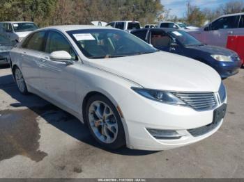  Salvage Lincoln MKZ Hybrid