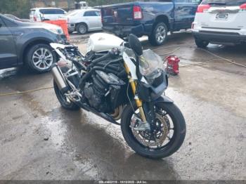  Salvage Triumph Motorcycle Speed Triple