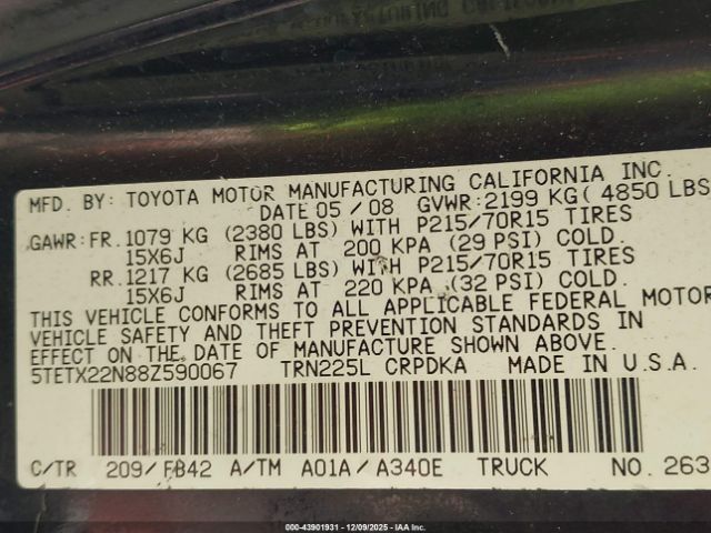 Toyota Tacoma Image 8