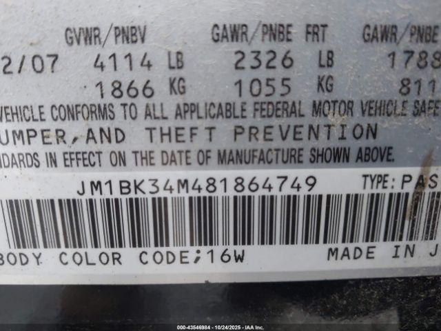 Mazda Mazdaspeed3 Sport Image 9