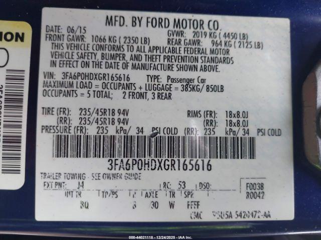 Ford Fusion Se Image 7