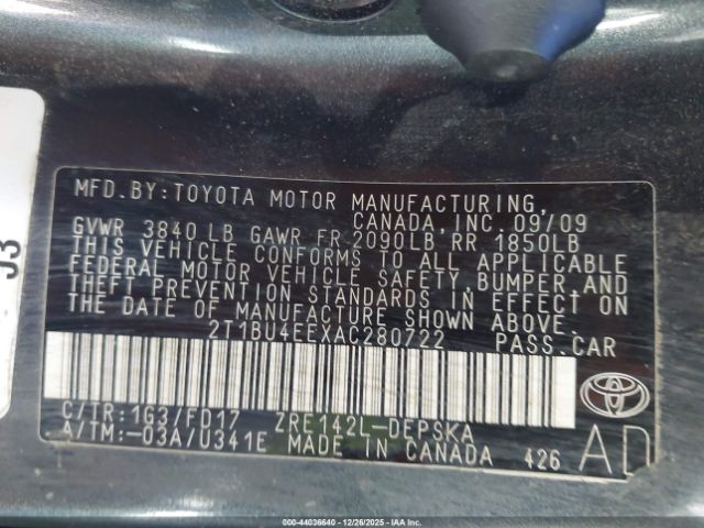 Toyota Corolla S Image 7