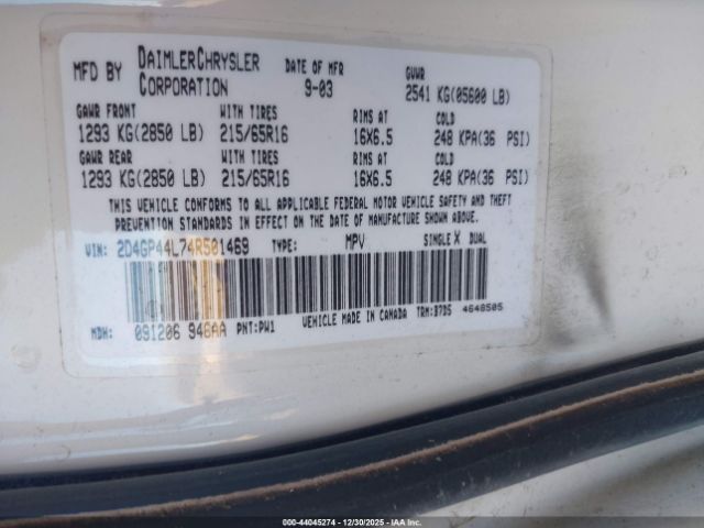 Dodge Grand Caravan Sxt Image 10