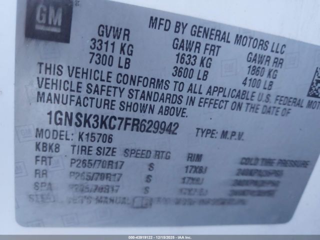 Chevrolet Tahoe Commercial Fleet Image 13