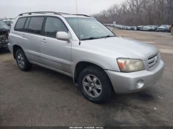  Salvage Toyota Highlander