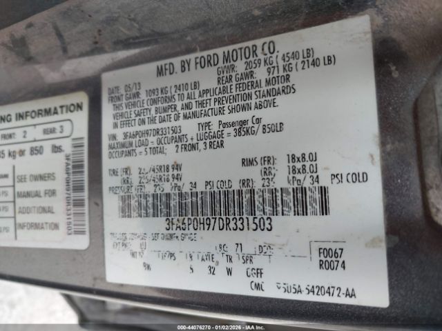 Ford Fusion Se Image 6